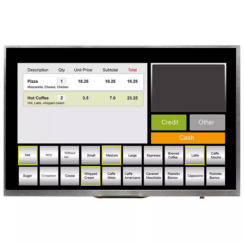 10,1 -tolline HD Mipi TFT moodul