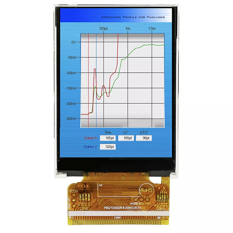 2,4 tolli 240x320 TFT moodul