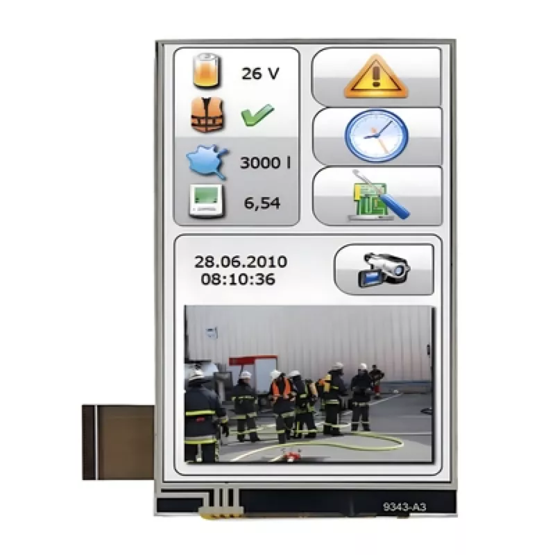 3,97 '' 480x800 takistav puudutus IPS TFT moodul