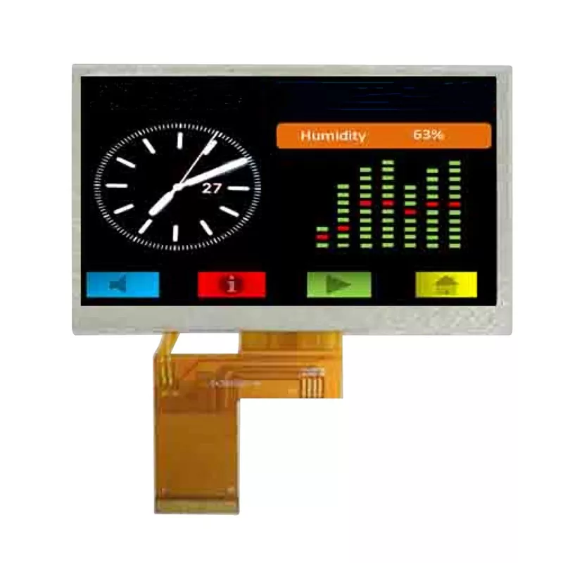 4,3 tolli 480x272 lai temperatuur TFT moodul