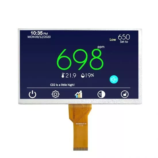 9 tolli 800x480 TFT moodul