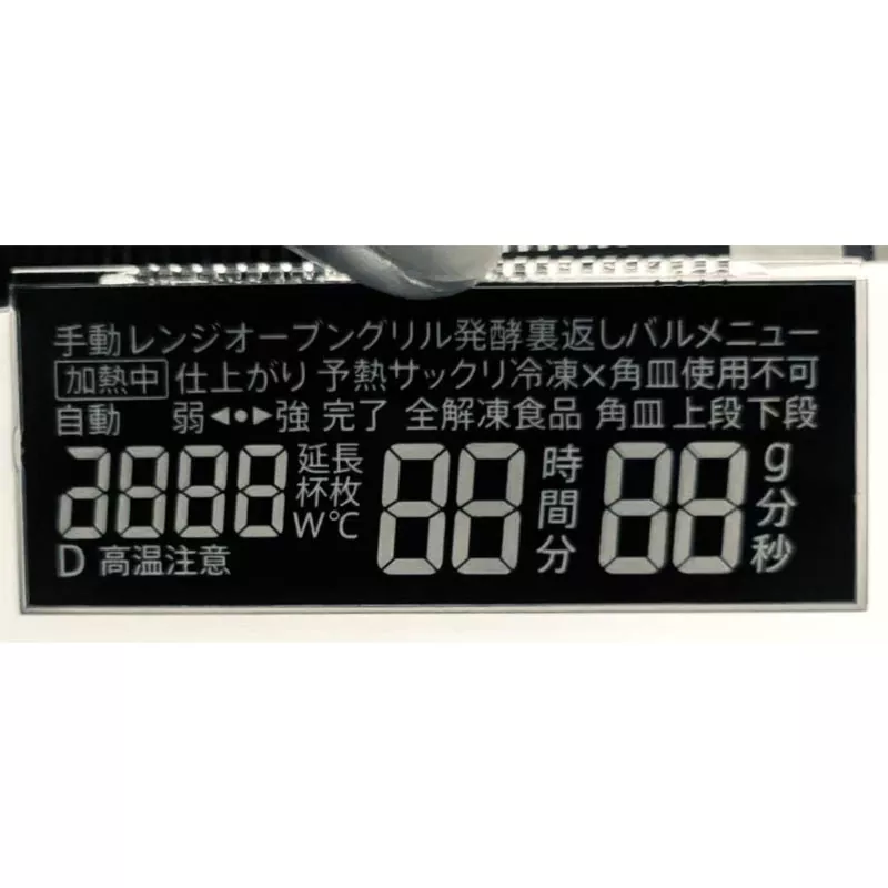 VA segment LCD -moodul